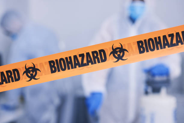 Professional Infectious Disease Decontamination technician working in Bringhurst, IN